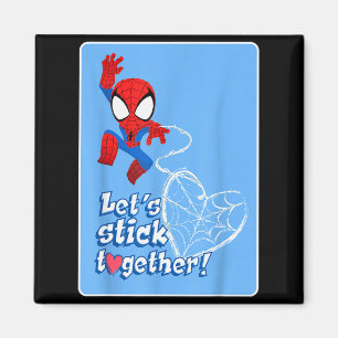 Íman Marvel Homem-Aranha Vamos Ficar Juntos no Dia dos 