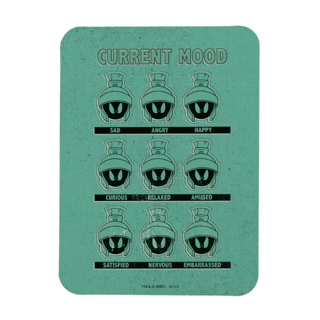 Íman MARVIN, O MARTIAN™ Current Mood Chart (Gráfico de  (Vertical)