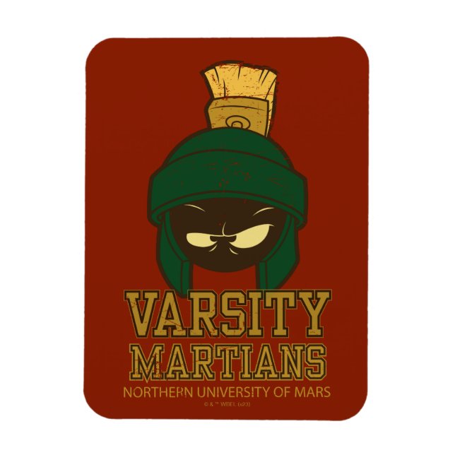 Íman MARVIN, O MARTIAN™ Varsity Collegiate Graphic (Vertical)