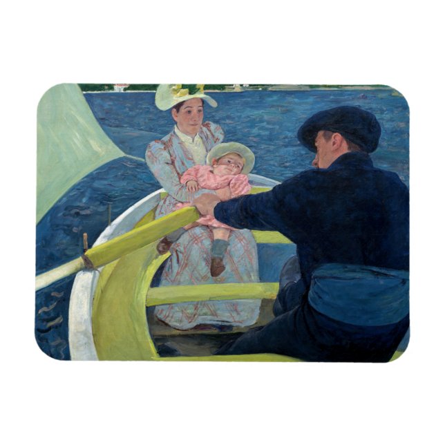 Íman Mary Cassatt - A Festa do Barco (Horizontal)