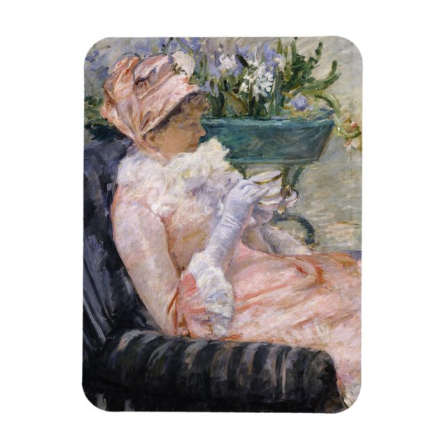 Íman Mary Cassatt - A Xícara de Chá (Vertical)