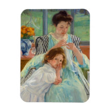 Mary Cassatt - Jovem Mãe Costurando