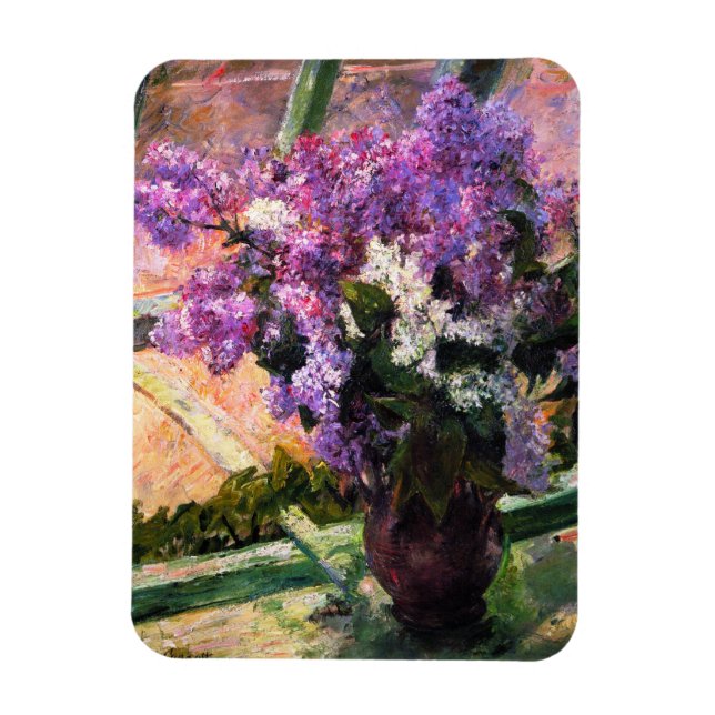 Íman Mary Cassatt Lilacs Magnet (Vertical)