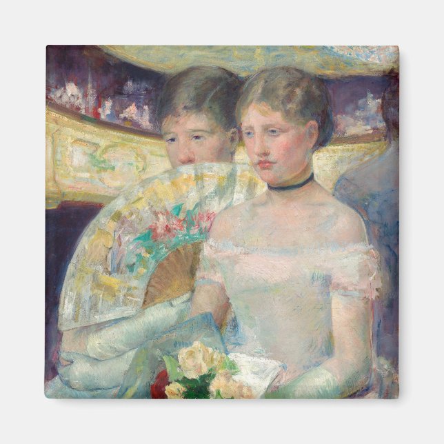Íman Mary Cassatt - O camarote (Frente)