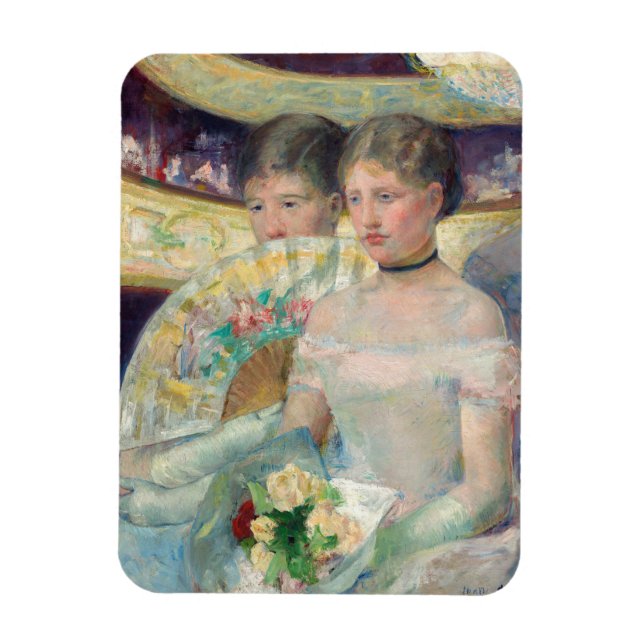 Íman Mary Cassatt - O camarote (Vertical)