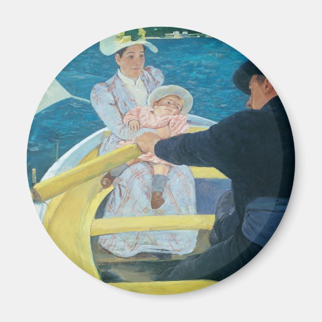 Íman Mary Cassatt - O Partido do Barco (Frente)