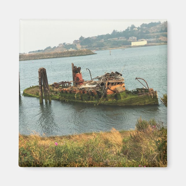 Íman Mary D. Hume, Dourada Beach, Oregon (Frente)