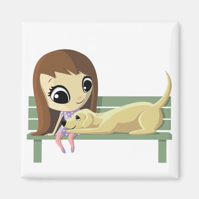 Íman Mary e Crouton o Cão (Frente)