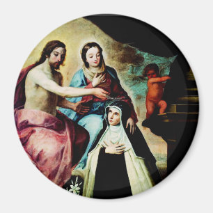 Íman Mary Magdalene de Pazzi por Pedro de Moya