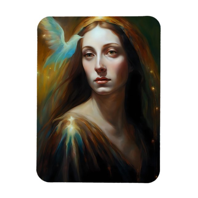 Íman Mary Magdalene e um pássaro maravilhoso Todas as O (Vertical)