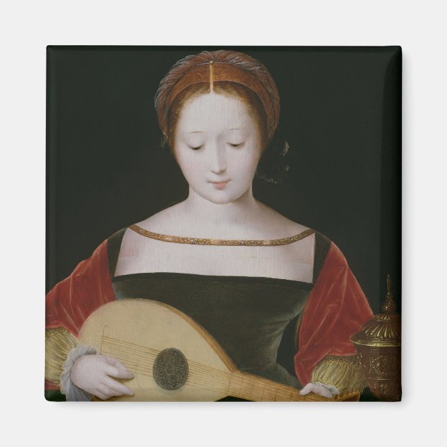 Íman Mary Magdalene Jogando Lute (Frente)