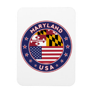 Íman Maryland, adesivo de Maryland, capa de telefone, s