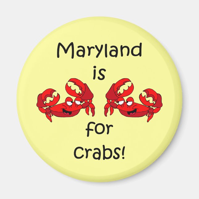 Íman Maryland é para Crabs (Frente)