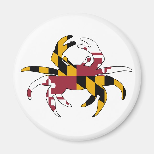 Íman Maryland Flag Crab (Frente)