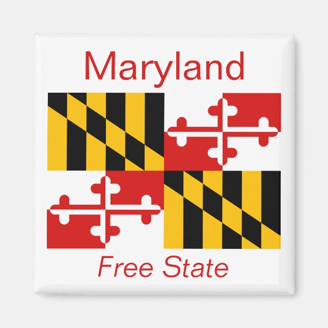 Íman Maryland Flag Magnet (Frente)