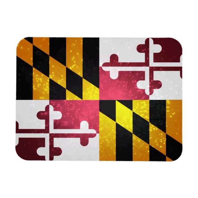 Íman Marylander Flag (Horizontal)