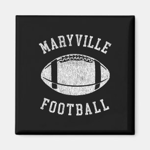 Íman Maryville Futebol Angustiado Vintage Anos 80 Retro