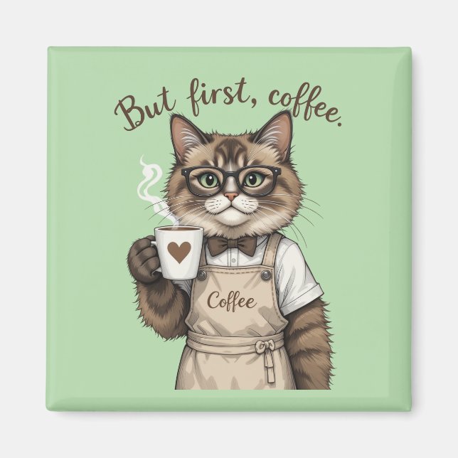 Íman Mas Primeiro, Gato Café (Frente)