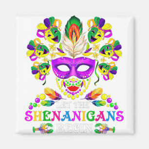 Íman Máscara de Bling miçanga Que Os Shenanigans Comece