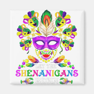 Íman Máscara de Bling miçanga Que Os Shenanigans Comece
