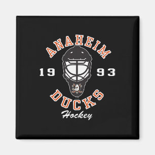 Íman Máscara de Hockey Anaheim Ducks Preta Licenciada O