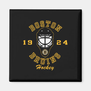 Íman Máscara de hóquei Boston Bruins preta licenciada o