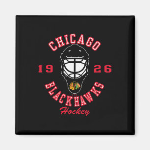 Íman Máscara de hóquei Chicago Blackhawks preta licenci