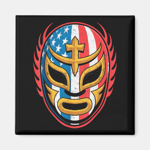 Íman Máscara de Luchador Luta Livre Mexicana Lutador de