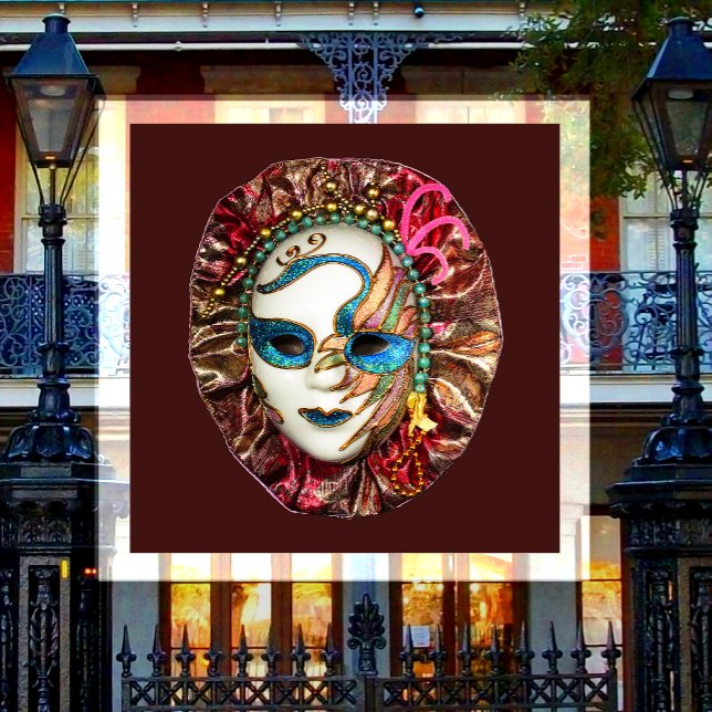 Íman Máscara de Mascarada, Mardi Gras, Carnaval (Criador carregado)