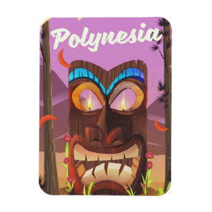 Íman Máscara de Polinésia Tiki