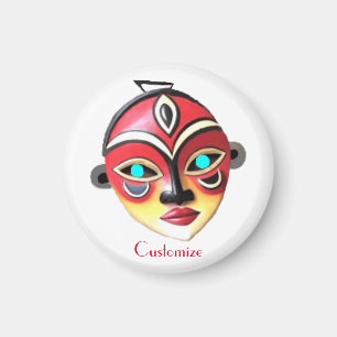 Íman Máscara Facial Menina Africana Thunder_Cove