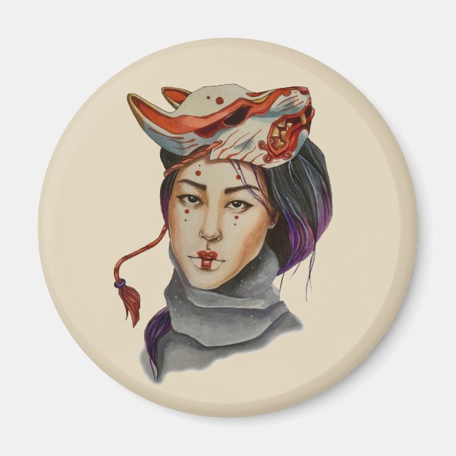 Íman máscara mágica (Frente)