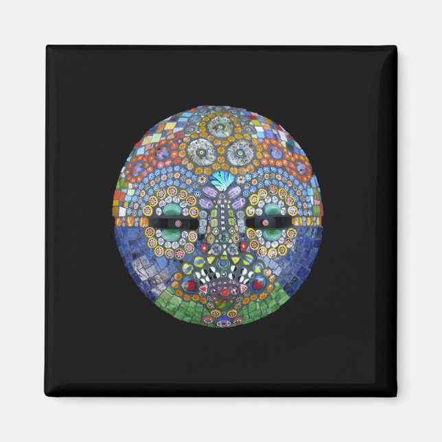 Íman Máscara mosaico Marge (Frente)