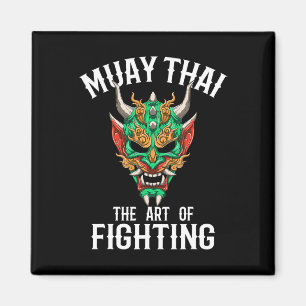 Íman Máscara Muay Thai Oni - Gi de Boxe Tailandesa e Ki