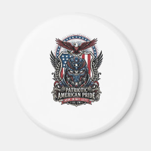 Íman Máscara Patriota Guardiã Liberdade Inspirada Milit