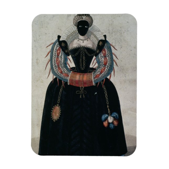 Íman Mascarada no estilo de Henri III (colo (Vertical)