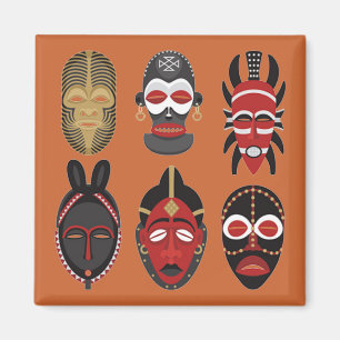 Íman Máscaras africanas VARIÁVEIS do OPUS