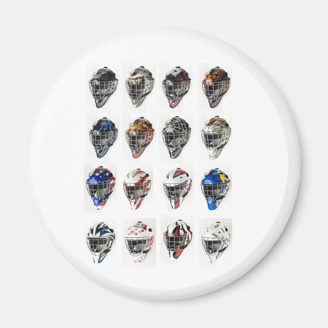 Íman Máscaras de Hóquei (Frente)