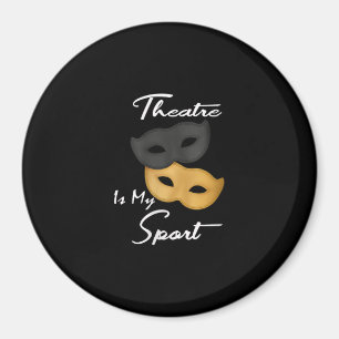 Íman Máscaras de teatro de Atriz de Ator Engraçado femi