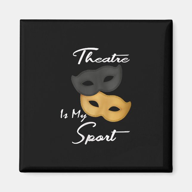 Íman Máscaras de teatro de Atriz de Ator Engraçado femi (Frente)