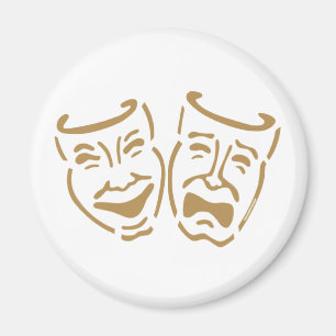 Íman Máscaras simples do drama