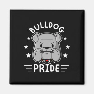 Íman Mascot English Bulldog Pride E Lealdade