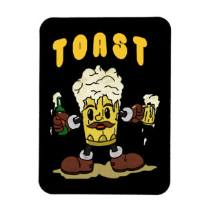 Íman Mascote da Torrada de Cerveja