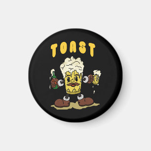 Íman Mascote da Torrada de Cerveja