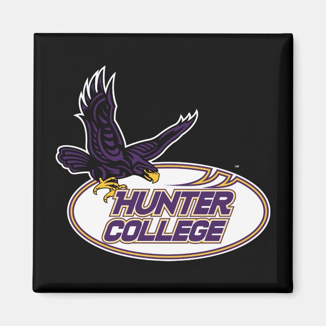 Íman Mascote do Hunter College Hawks (Frente)