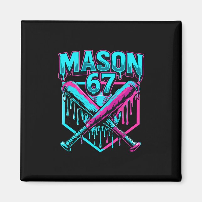 Íman Mason 67 Funny Ice Cream Drip Sell Meme Graphics  (Frente)