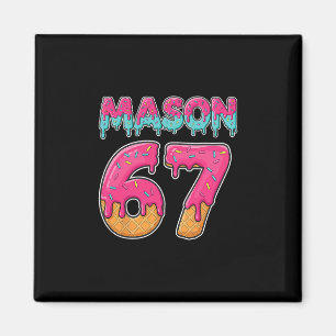 Íman Mason 67 Sorvete Engraçado Seis Sete Meme Homens M