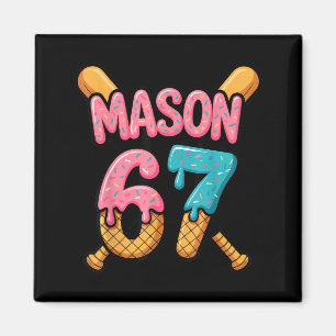 Íman Mason 67 Sorvete Gotejamento Beisebol