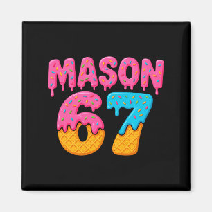 Íman Mason 67 Sorvete Meme Divertido Seis Sete Mason Ge