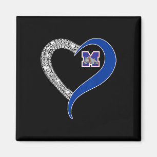Íman Mason Bulldog Logotipo Diamond Heart Hs